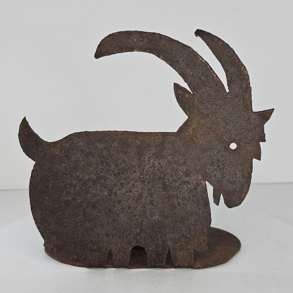 Vintage Goat Shaped Metal Candle Holder By Ørskov Orskov Design Nystad - Picture 3 of 8